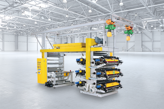 FSP-6000 Six Color Flexo Printing Machine