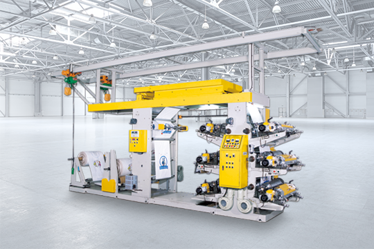 FSP-6000 Six Color Flexo Printing Machine